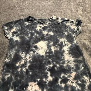 Sanctuary Black Ribbed Tee – Short Sleeve – Size S